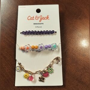 Cat & Jack Girls' Bracelet Set – 3 Pieces